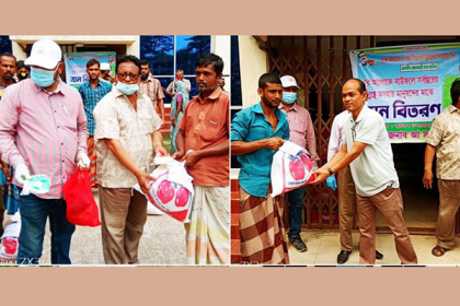 বাউফলে অসহায়দের মাঝে খাদ্য সহায়তা প্রদান