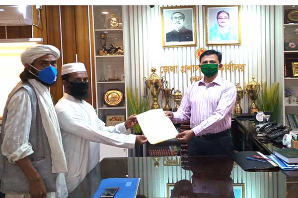 করোনায় মৃত ব্যক্তির দাফনে প্রস্তুত নেত্রকোনার বিশেষ টিম