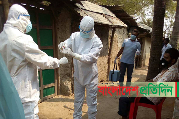 বিরামপুরে করোনা উপসর্গ নিয়ে যুবকের মৃত্যু, ২৩ বাড়ি লকডাউন