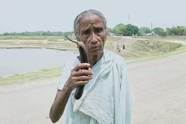 করোনা সন্দেহে বৃদ্ধা মাকে বাড়ি থেকে বের করে দিল ছেলেরা