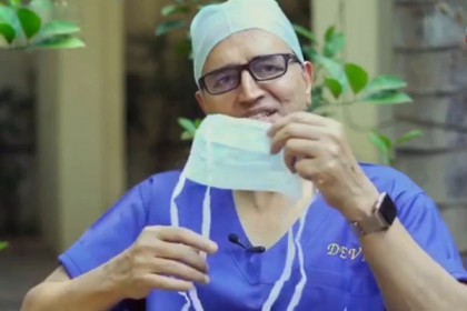মাস্ক ব্যবহার নিয়ে যা বললেন দেবী শেঠী (ভিডিও)
