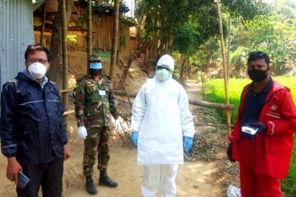 লামায় করোনার লক্ষণ নিয়ে একজনের মৃত্যু 