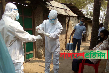 বিরামপুরে করোনা উপসর্গ নিয়ে যুবকের মৃত্যু, ২৩ বাড়ি লকডাউন