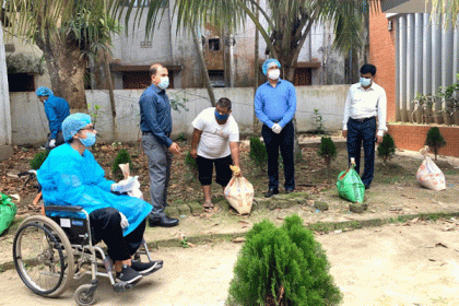 ব্রাহ্মণবাড়িয়ায় খাদ্য সামগ্রী বিতরণ

