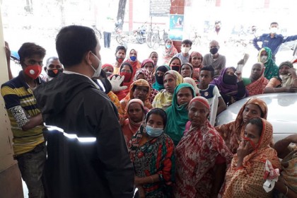 পঞ্চগড়ে ত্রাণের জন্য হাহাকার  