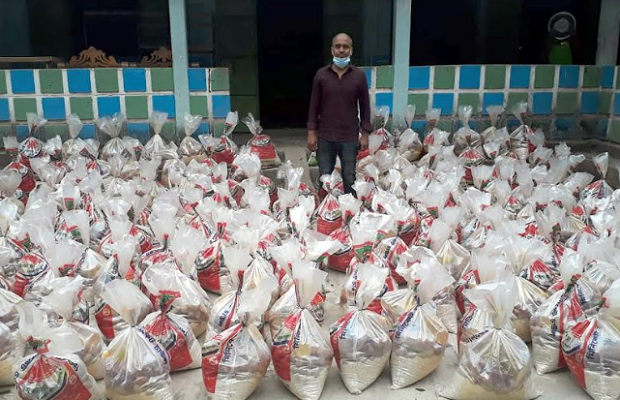 কর্মহীন মানুষের পাশে যুবলীগ নেতার ‘খাদ্য ফান্ড’