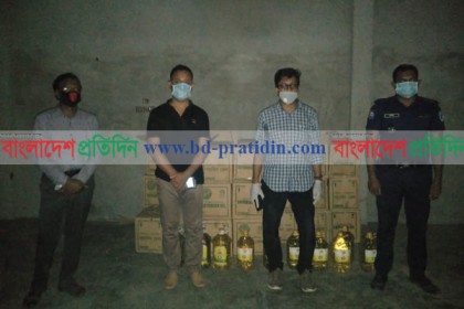 তেল-চিনি জব্দ: মালামাল আর ভাইকে রেখে পালালেন যুবলীগ নেতা