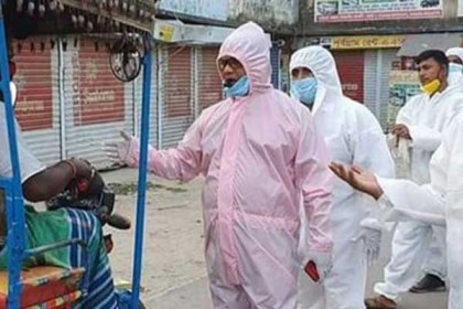 করোনাভাইরাসে মৃতদের দাফনের দায়িত্ব নিলেন তরুণরা