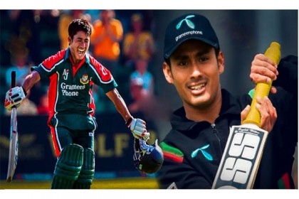 ১৫ বছর আগের ব্যাট আর শ্যাম্পেন নিলামে তুলবেন আশরাফুল