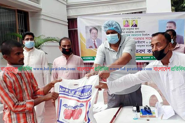 ফুলপুরে কর্মহীনদের পাশে বিএনপির সাবেক এমপি