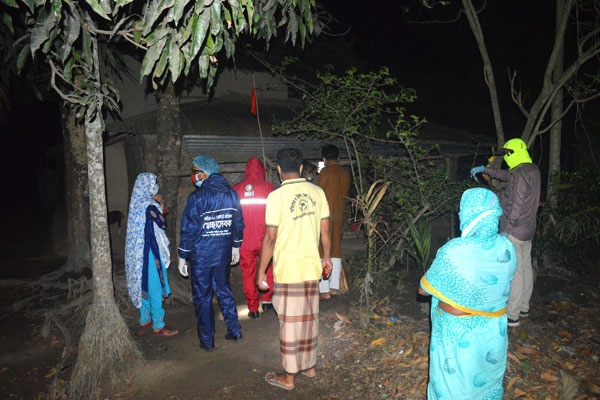 লামায় প্রথম করোনা রোগী সনাক্ত, ৫৬ জনের নমুনা সংগ্রহ