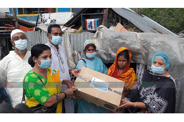 ৩ হাজার গর্ভবতী মাকে এক মাসের পুষ্টিকর খাবার দিলেন এমপি তন্ময়