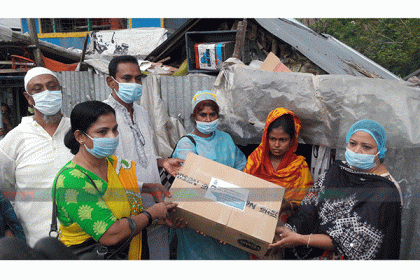 ৩ হাজার গর্ভবতী মাকে এক মাসের পুষ্টিকর খাবার দিলেন এমপি তন্ময়