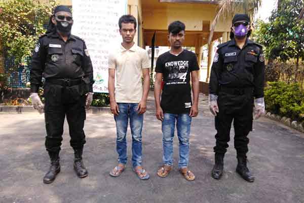 ব্রাহ্মণবাড়িয়ায় ৪২ কেজি গাঁজাসহ দুই মাদক ব্যবসায়ী আটক