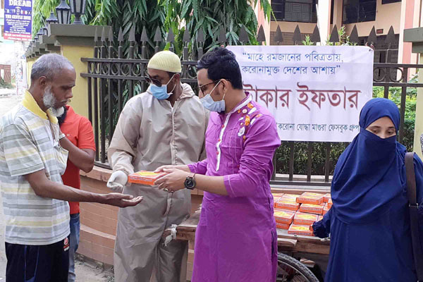 মাগুরায় ১ টাকার ইফতার 