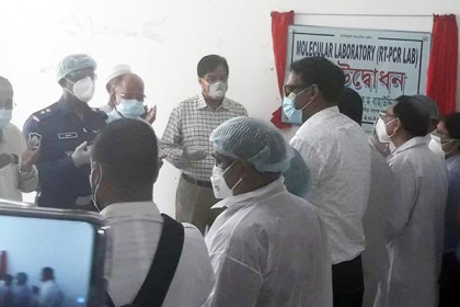 কুমিল্লায় করোনা পরীক্ষার কার্যক্রম উদ্বোধন, পুরোদমে পরীক্ষা শুরু বুধবার থেকে