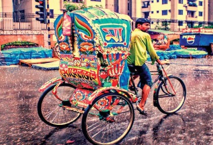 টাগের্ট তাদের রিকসা চালক
