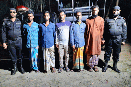 গাজীপুরে ডাকাতির প্রস্তুতিকালে আটক ৫ 

