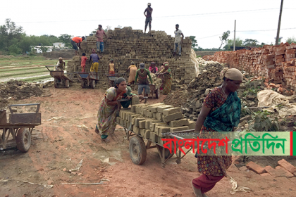 বিশ্বনাথে স্বাস্থ্য ঝুঁকিতে ইটভাটা শ্রমিক