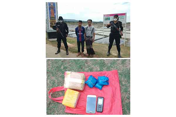 টেকনাফে র‌্যাবের অভিযানে ইয়াবাসহ দুই রোহিঙ্গা আটক