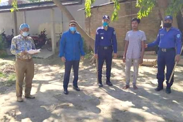 ঠাকুরগাঁওয়ে অবৈধভাবে বালু উত্তোলনের দায়ে একজনের কারাদণ্ড