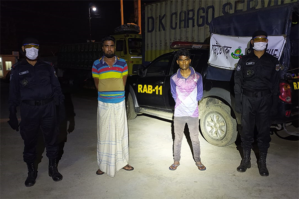 ৫৯ হাজার পিস ইয়াবাসহ দুই মাদক ব্যবসায়ী গ্রেফতার