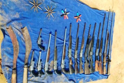 র‌্যাবের সঙ্গে গোলাগুলিতে দুই শীর্ষ ডাকাত নিহত, ১৫ টি আগ্নেয়াস্ত্র ও গোলাবারুদ উদ্ধার