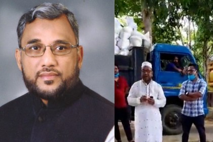 পরিবেশ মন্ত্রীর ব্যক্তিগত উদ্যোগে ২৬০০ পরিবারের মাঝে খাদ্যসামগ্রী বিতরণ