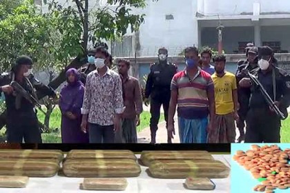 কলাপাড়ায় মাদক কারবারিসহ বিশাল চালান জব্দ