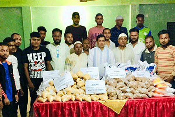 বিশ্বনাথে ছাত্রদলের খাদ্য সামগ্রী বিতরণ

