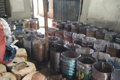 গাজীপুরে ভেজাল গুড় তৈরির কারখানায় অভিযান

