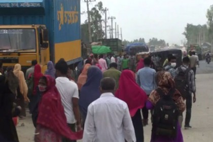 আজও বিভিন্ন পন্থায় ঢাকা আসছে পোশাক শ্রমিকরা