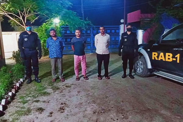 রূপগঞ্জে ৩৯ কেজি গাঁজাসহ ৩ মাদক ব্যবসায়ী গ্রেফতার