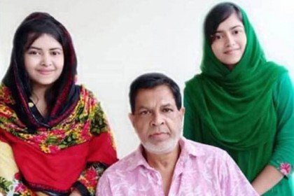 গরম পানির ভাপ আর গার্গলে করোনামুক্ত বাবা ও দুই মেয়ে