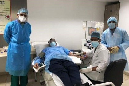 দেশে প্রথমবারের মতো প্লাজমা থেরাপি প্রয়োগ