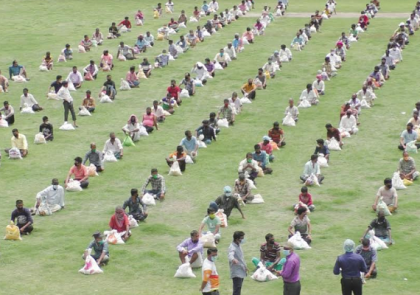 কুড়িগ্রামে ৫ শতাধিক দলিত পরিবারকে ত্রাণ বিতরণ