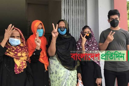 বাউফলে ৮০ বছরের বৃদ্ধাসহ একই পরিবারের ৫ জনের করোনা জয়