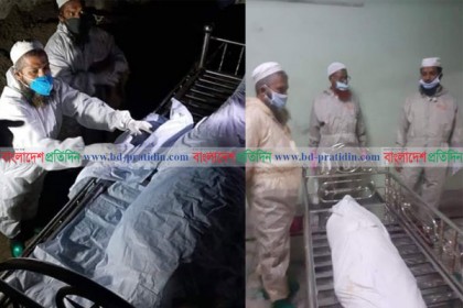 করোনার ঝুঁকি সত্ত্বেও ২৬টি লাশ দাফন, মানুষের মুখে মুখে এখন ‘এহসান পরিবার’