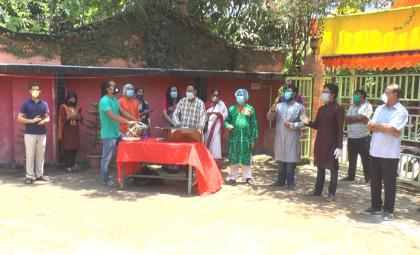 বরিশালে সংক্ষিপ্ত আয়োজনে রবীন্দ্রনাথ ঠাকুরের জন্মবার্ষিকী পালিত