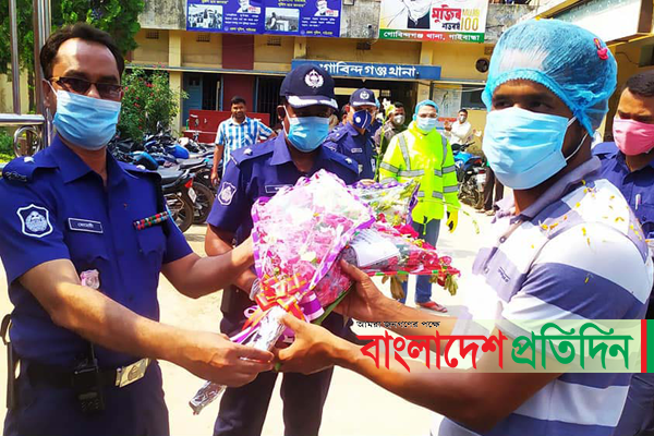 করোনা জয় করে কর্মস্থলে যোগ দিলেন সার্জেন্ট ফয়সাল