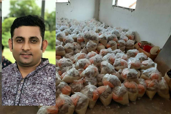 সিঙ্গাপুর ছাত্রলীগের সভাপতির উদ্যোগে খাদ্য সামগ্রী বিতরণ