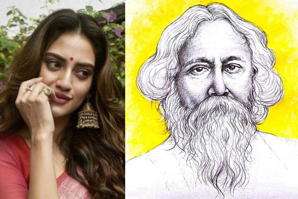 রবীন্দ্রনাথের ছবি ‘চুরি’ করে বিপাকে নুসরাত