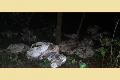 খালে ফেলে দেওয়া হলো ৫০ বস্তা সরকারি চাল