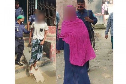 ধামরাইয়ে পরকীয়ার জেরে স্বামীকে খুন, স্ত্রী ও ছেলে আটক