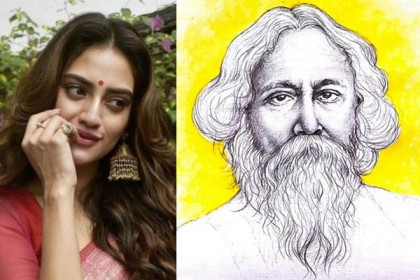 রবীন্দ্রনাথের ছবি ‘চুরি’ করে বিপাকে নুসরাত