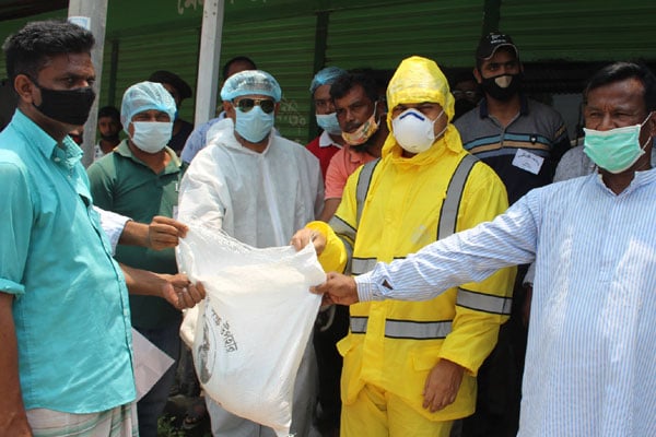 সৈয়দপুরে দেড় হাজার দুস্থ পরিবারে খাদ্য সহায়তা 