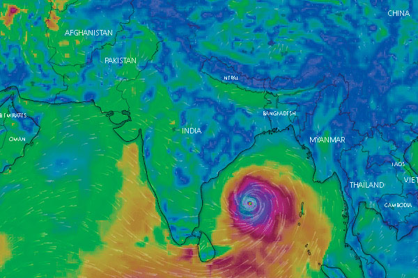 সুপার সাইক্লোনে রূপ নিচ্ছে ঘূর্ণিঝড় ‘আম্ফান’