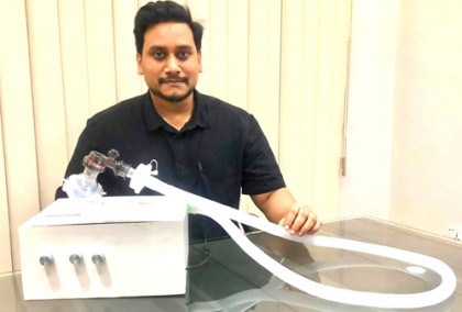 বাংলাদেশ ইউনিভার্সিটির বহনযোগ্য ভেন্টিলেটর মেশিন উদ্ভাবন