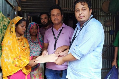 বসুন্ধরা চেয়ারম্যানের মহানুভবতায় কৃত্রিম ‘পা’ পাচ্ছে সোনিয়া