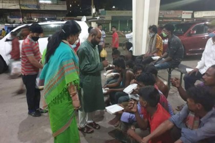 অসহায়দের পাশে এরশাদ ট্রাস্ট ও বিদিশা ফাউন্ডেশন